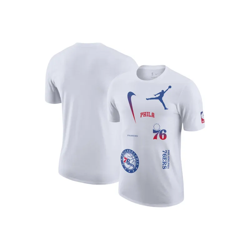 Nike Nba Philadelphia 76ers Courtside Statement Edition T shirt-2