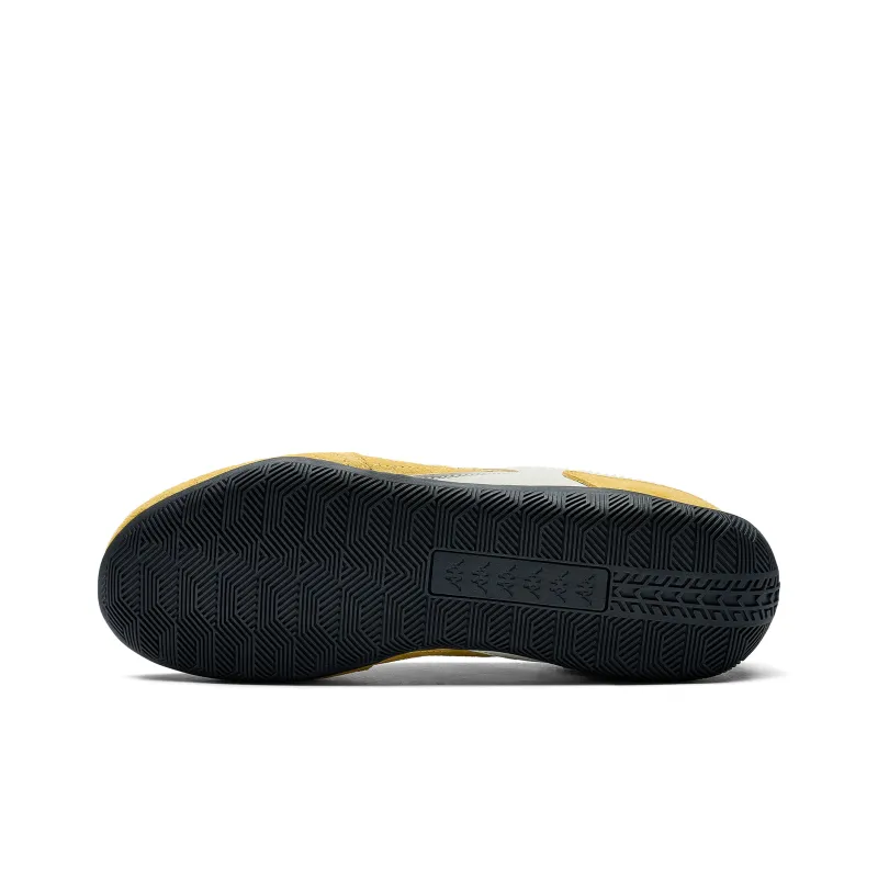 Kappa Back to Back Wear resistant And Lightweight Low Top Skateboard Shoes Unisex Ceylon Yellow White-5