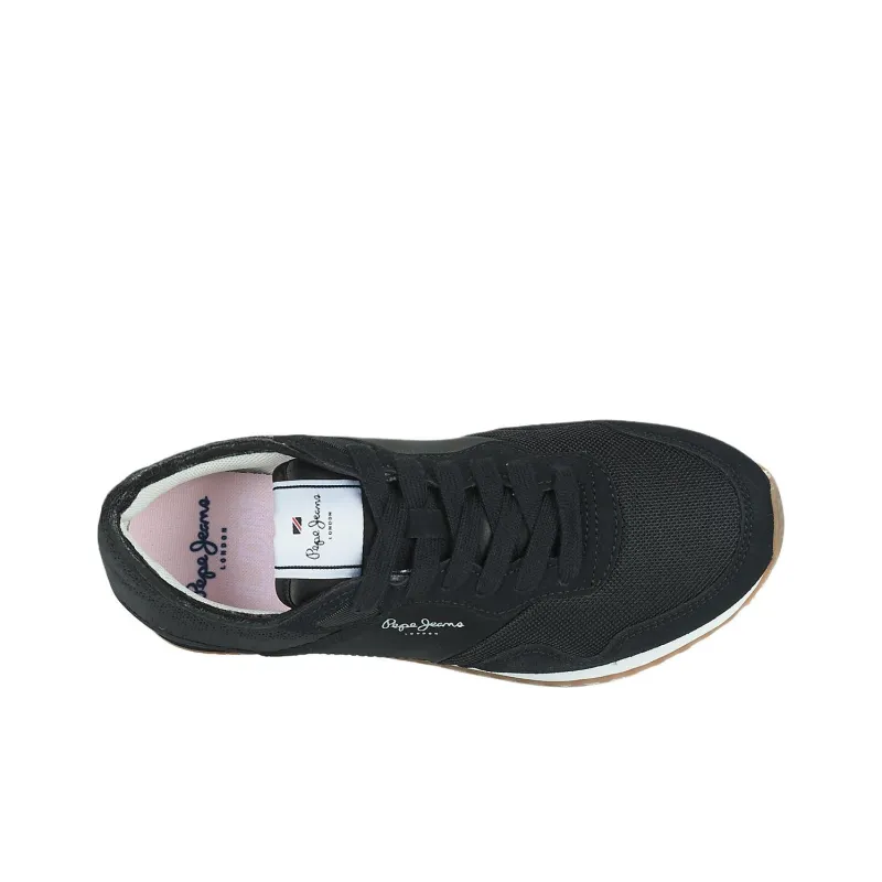 Pepe Jeans London Abrasion Resistant Low Top Casual Shoes Women's Black-5