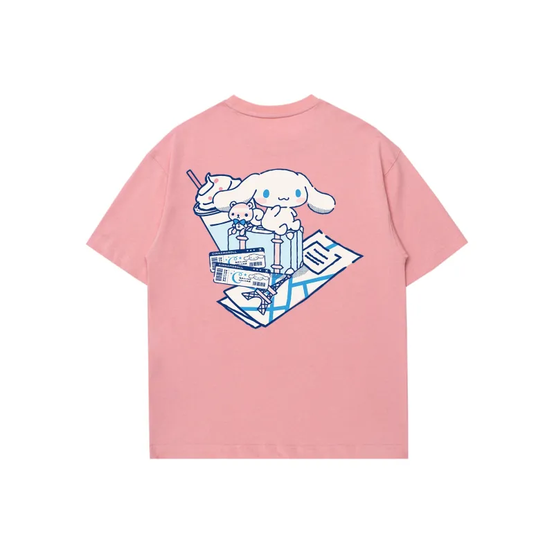 Sanrio Yugui Dog T Shirt Unisex White, Black-5
