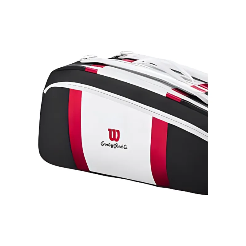 Wilson Tennis Racket Bags Unisex Black White Red-3
