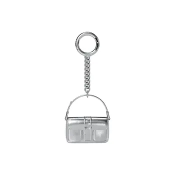 MICHAEL KORS Colby Zinc Alloy Bag Accessory Women's Silver