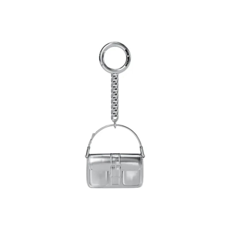 MICHAEL KORS Colby Zinc Alloy Bag Accessory Women's Silver-0