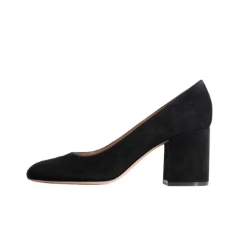 GIANVITO ROSSI Joelle Chunky Heel High Heels 7cm Women's Black