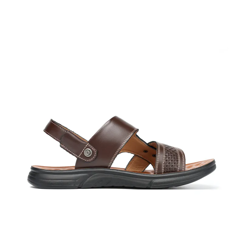 Mulinsen Beach Sandals Men Black/Brown-7