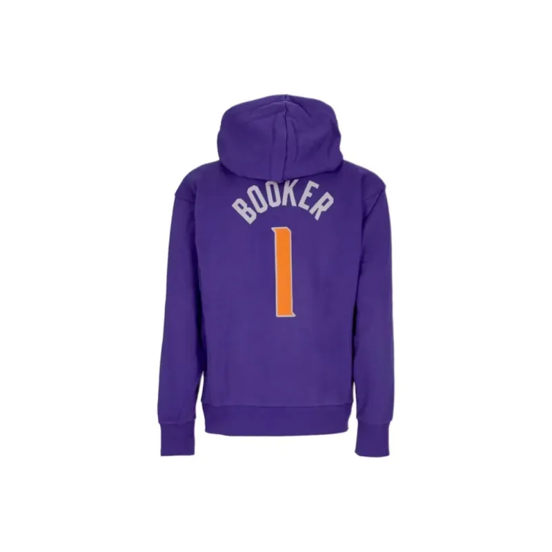 Nike Nba Phoenix Suns Devin Booker Essential Fleece Pullover Loose Fit Hoodie-1