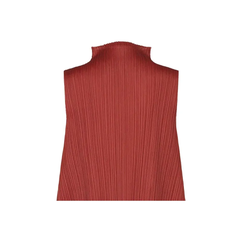 PLEATS PLEASE ISSEY MIYAKE T Shirt Women's Dark Red-4