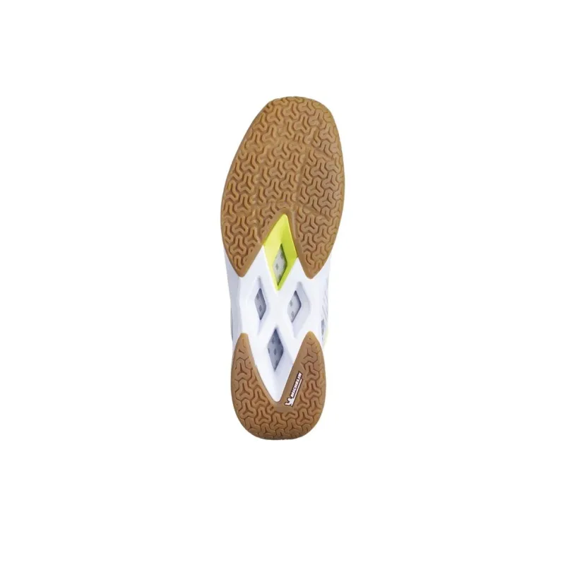 Babolat Breathable And Lightweight Low Top Badminton Shoes Men's White Yellow-2