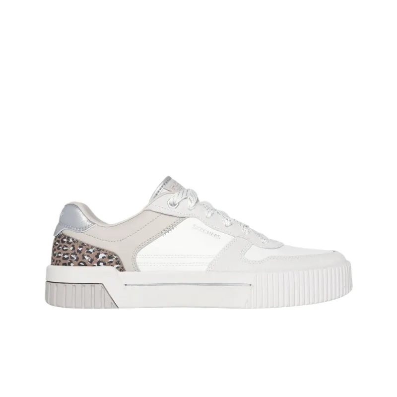 Skechers Jade Abrasion Resistant Low Top Skateboard Shoes Women's White-1