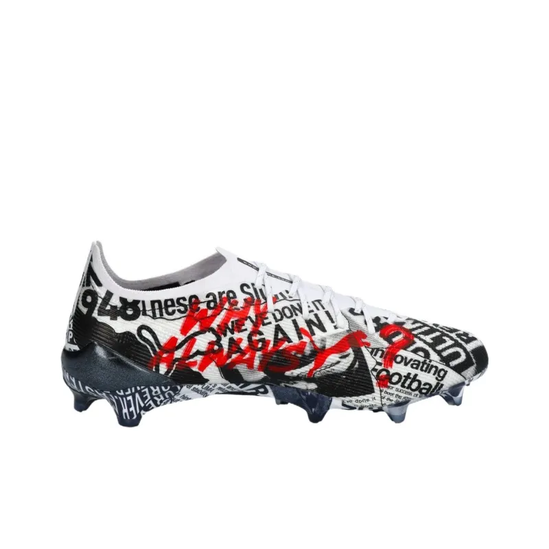 Unisport Ultra 5 Ultimate x PUMA ULTRA 5 ULTIMATE Abrasion Resistant Soccer Shoes Men's Black Red-1