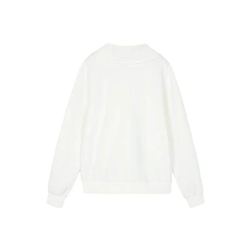 Skechers Sweatshirt Women's Marshmallow White-1