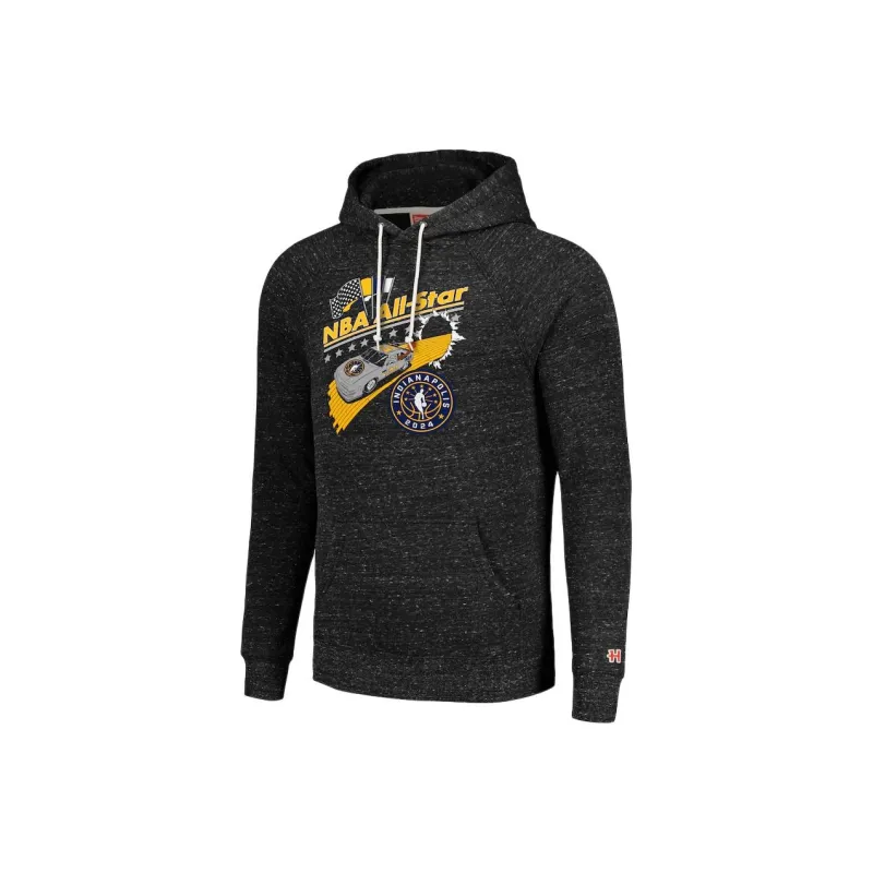 NBA Homage 2024 All Star Game Pace Car Tri Blend Raglan Pullover Hoodie-0