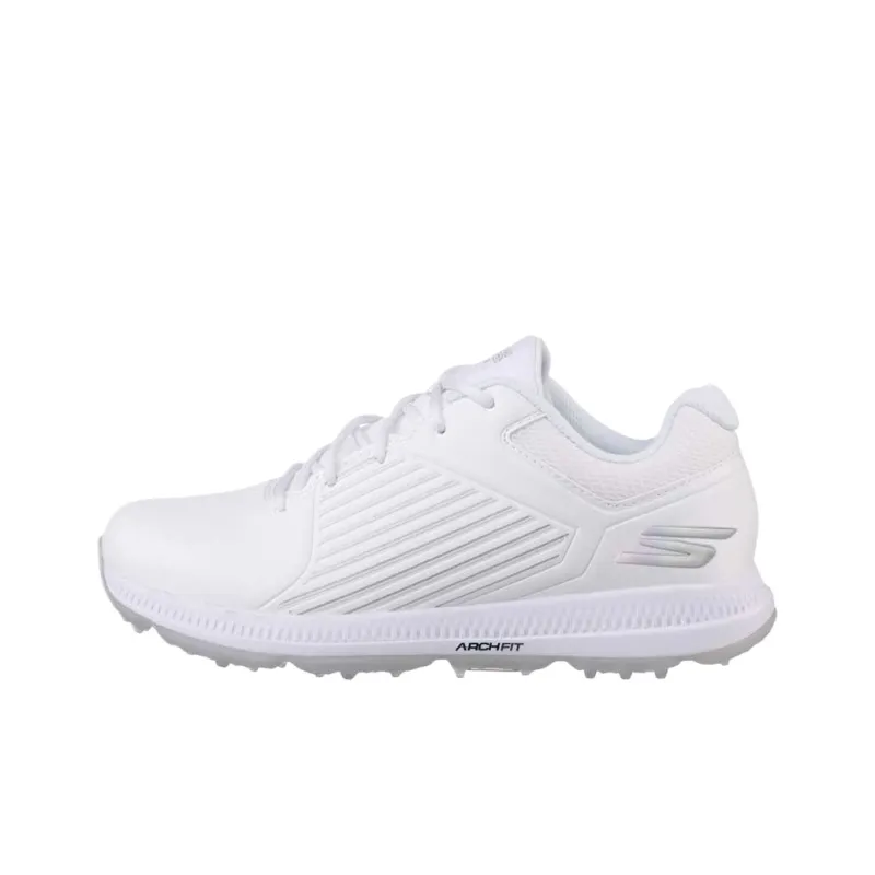 Skechers GO GOLF ELITE 5 Cushioning Abrasion Resistant Breathable Low Top Golf Shoes Women's White-0