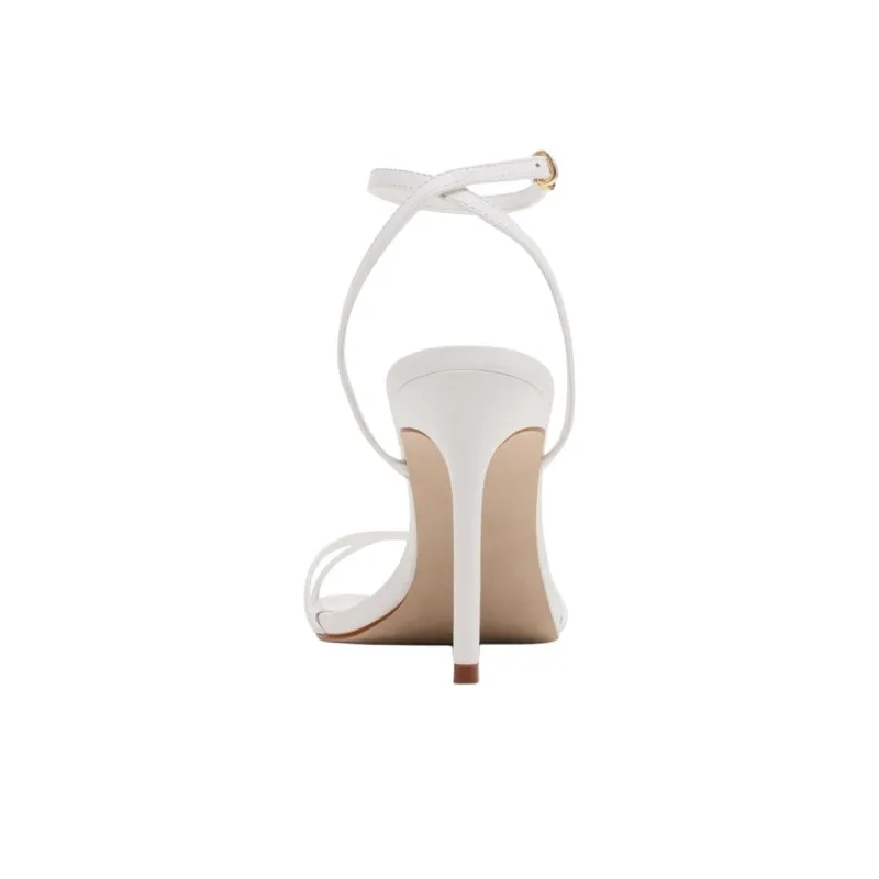 STEVE MADDEN Jypsey One Strap Sandals Women's White-4