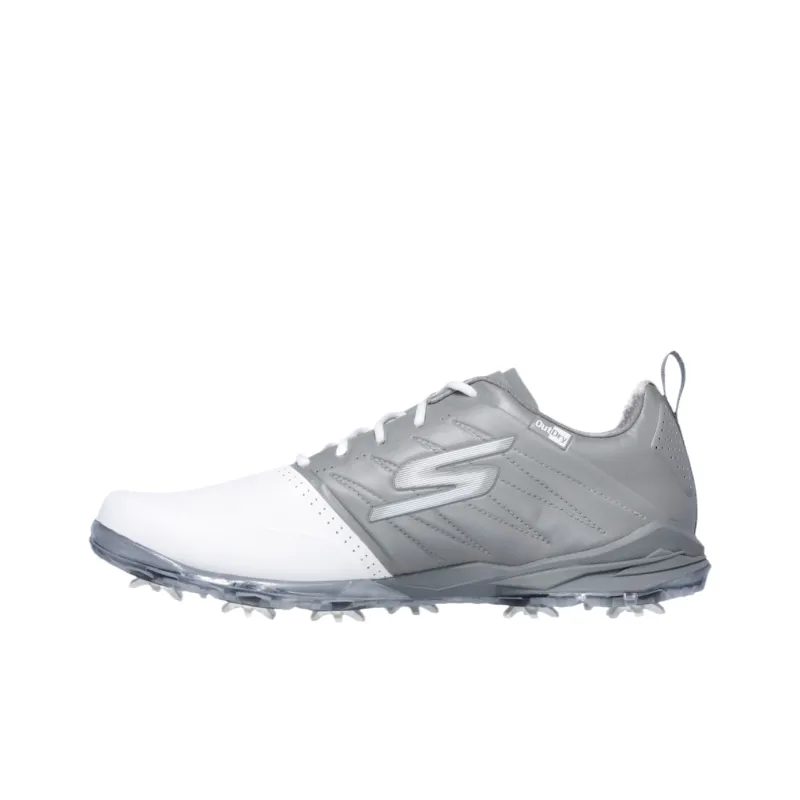 Skechers Go Golf Collection Shock Absorbers Low Top Golf Shoes Men's White-0