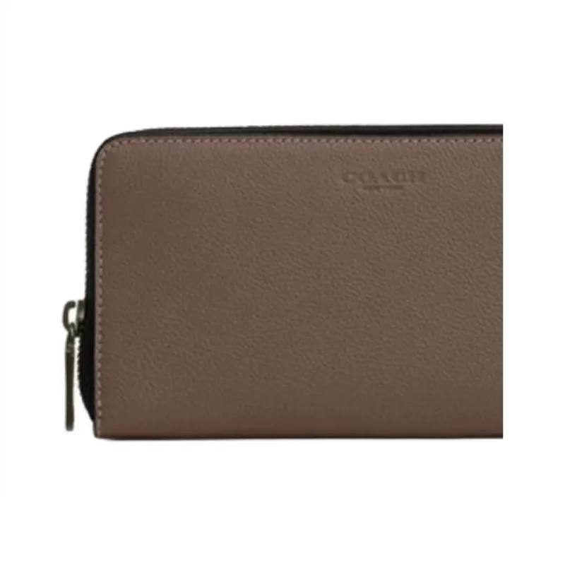 COACH Accordion Wallet Cow Leather Wallet Small Size Men's Dark Stone Blue-3