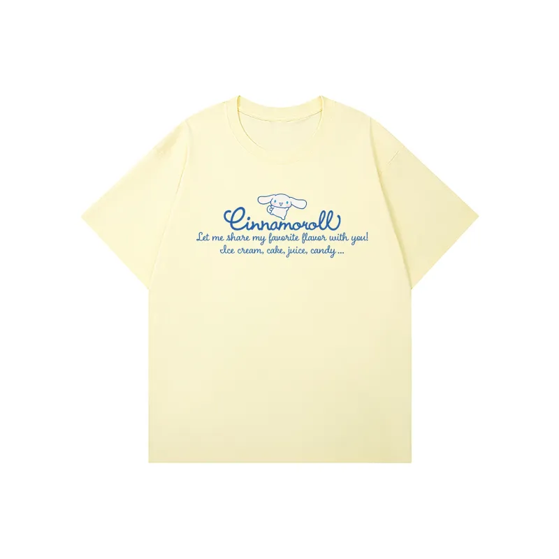 Sanrio Yugui Dog T Shirt Unisex White, Black-8