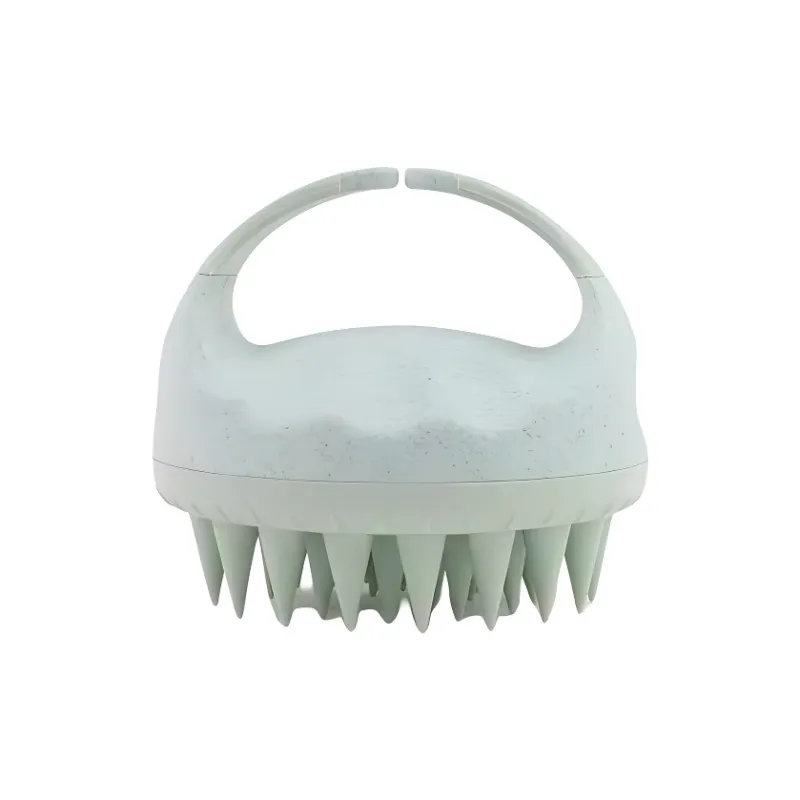 ZHENZI Professional Hair Comb Silicone Hair Brush Scalp Cleaning Head Massage-3