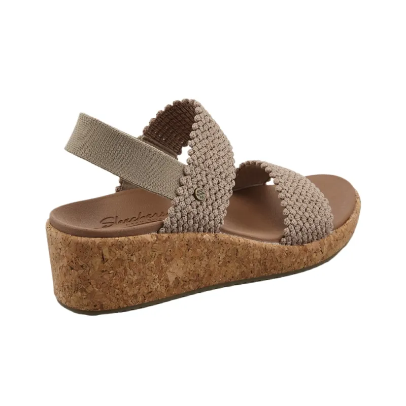 Skechers ARCH FIT BEVERLEE One Strap Sandals Women's Brown-4