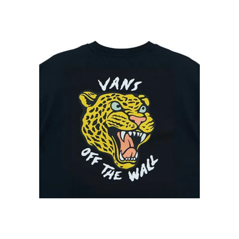 Vans Set in Sleeve T Shirt Men's Black-2