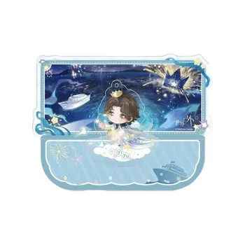 SHIJIEZHIWAI Full Moon Resident Series, Rock Sets Acrylic Stands