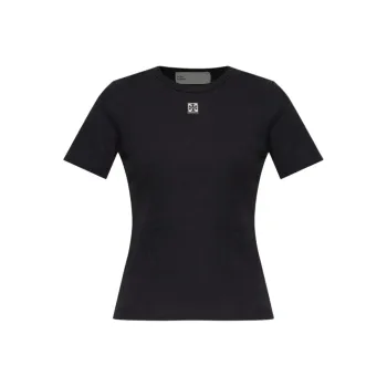 TORY BURCH Logo patch T shirt