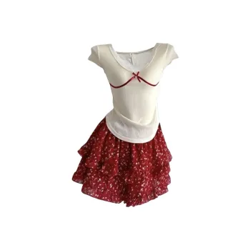 MA JOURNEE Two Piece Skirt Sets Women's