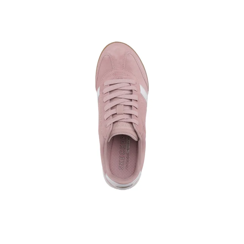 Skechers ZINGER Low Top Skateboard Shoes Women's Pink-4