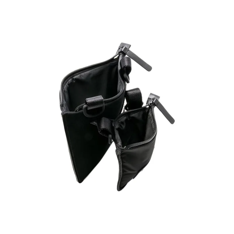 Y 3 Polyethylene With Neoprene Shoulder Bag Unisex Black-3