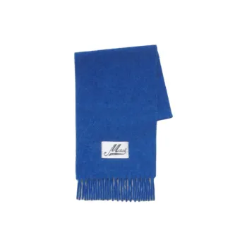 MARNI Alpaca, Polyamide Knit Scarves Men's Blue