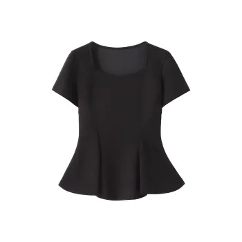 SYEEE WITH U T Shirts Women's Black