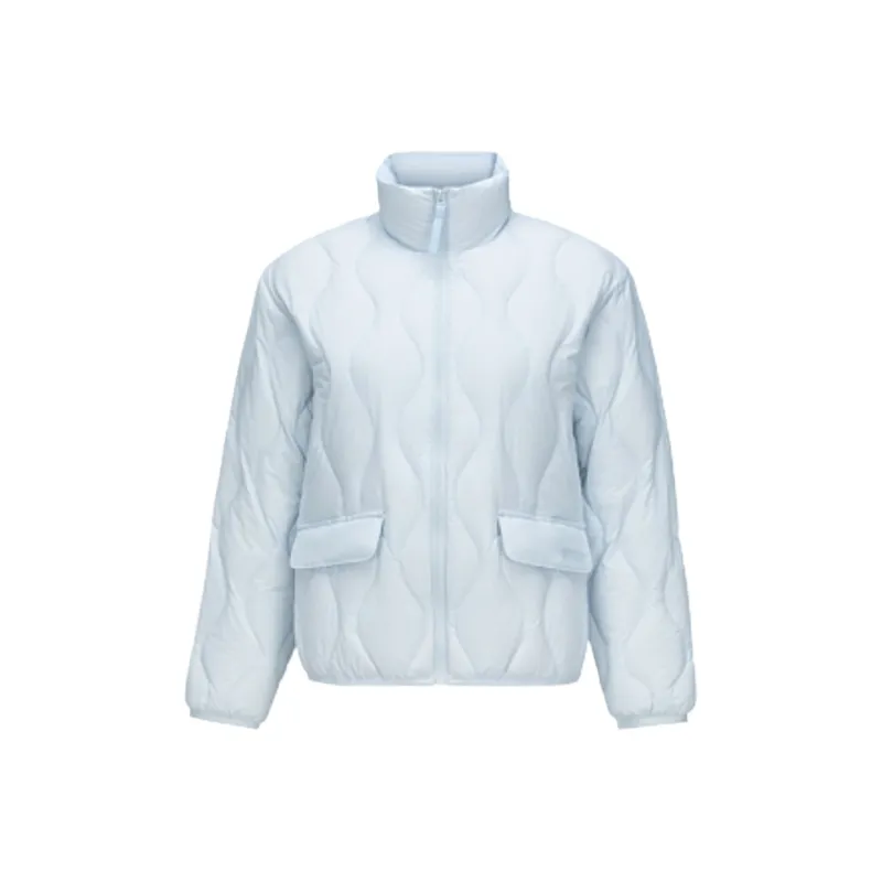 Skechers Down Jackets Women's Sky Light Blue 0400-0