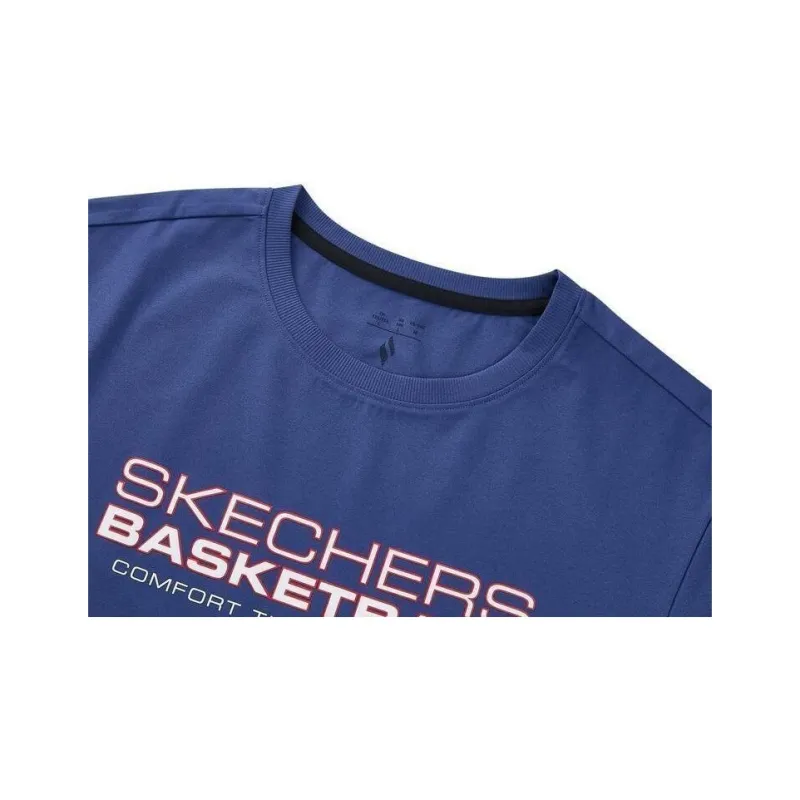 Skechers T Shirt Men's Deep Cobalt Blue-1