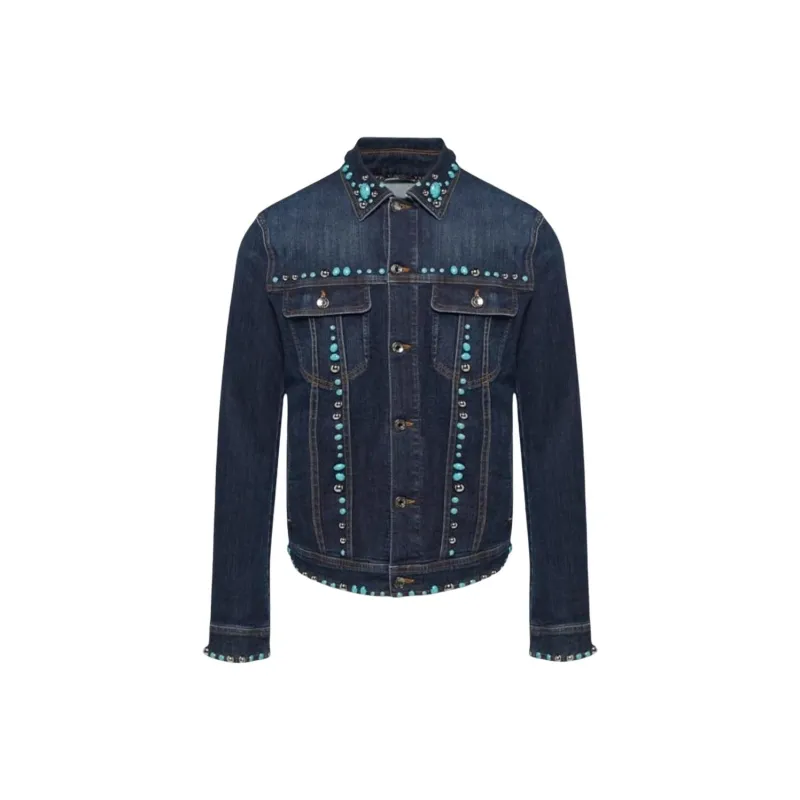 Dolce & Gabbana Denim Jacket Men's Blue-0
