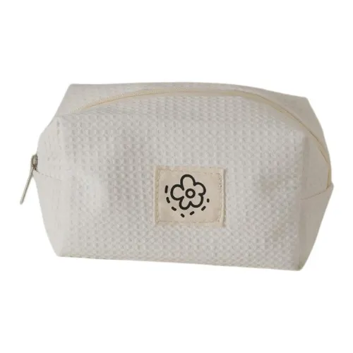 ZHIYIN Solid Color Floral Large Capacity Travel Toiletry Bag, Compact Storage Bag, Portable Storage Bag Make up Tools