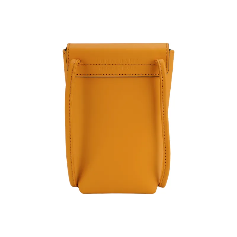 LONGCHAMP Le Pliage Xtra Cow Leather Shoulder Bag, Crossbody Bag, Cell Phone Pouch Women's Apricot-4