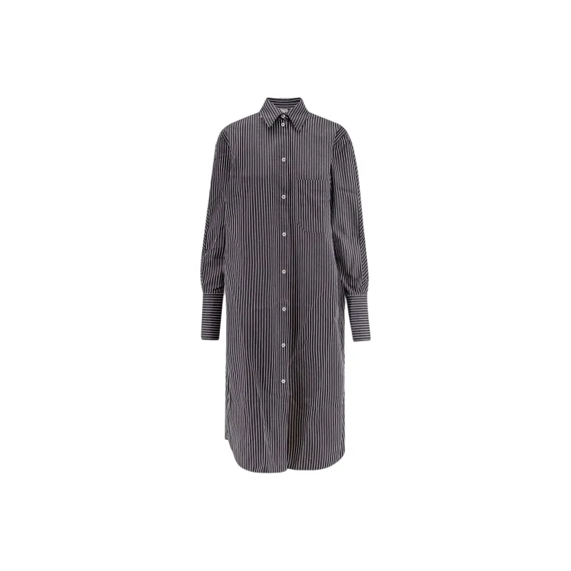 TOTEME Striped Shirt Dress-0