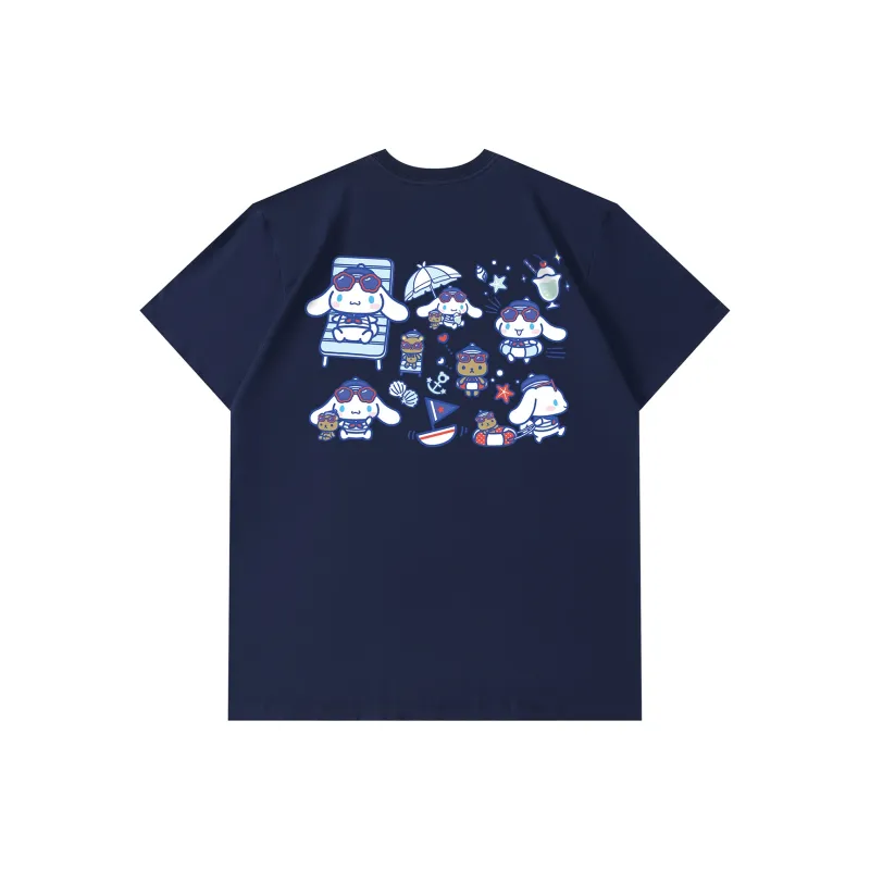 Sanrio Yugui Dog T Shirt Unisex White, Black-8