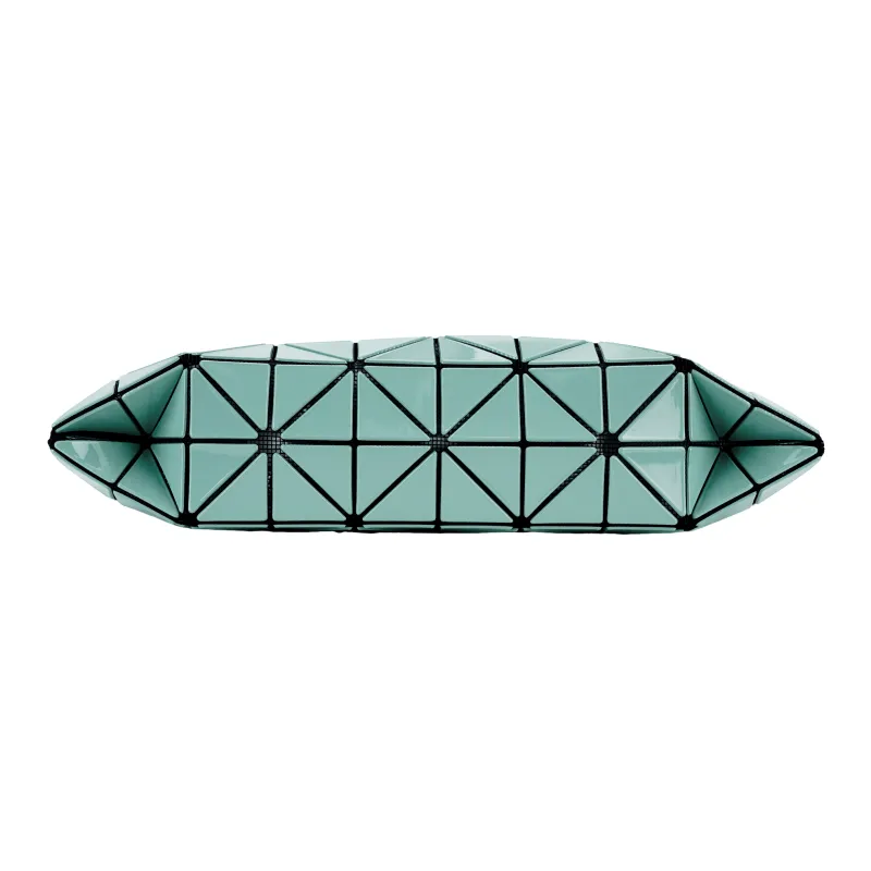 ISSEY MIYAKE Baguette Artificial Leather Tote Bag, Shopping Bag, Shoulder Bag, Handbag Medium Size Women's Grass Green-3