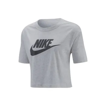 Nike Sportswear Women's Essential Cropped Tee Gray