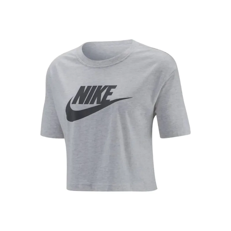Nike Sportswear Women's Essential Cropped Tee Gray-0