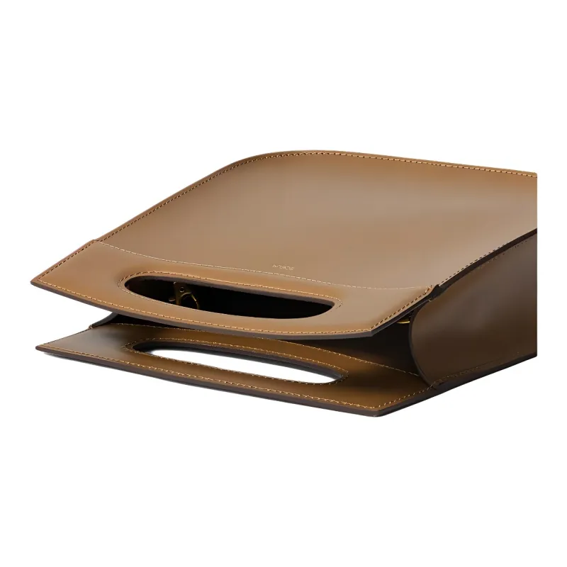 SOEUR Leather One Shoulder Handbags Women's Bronze-2