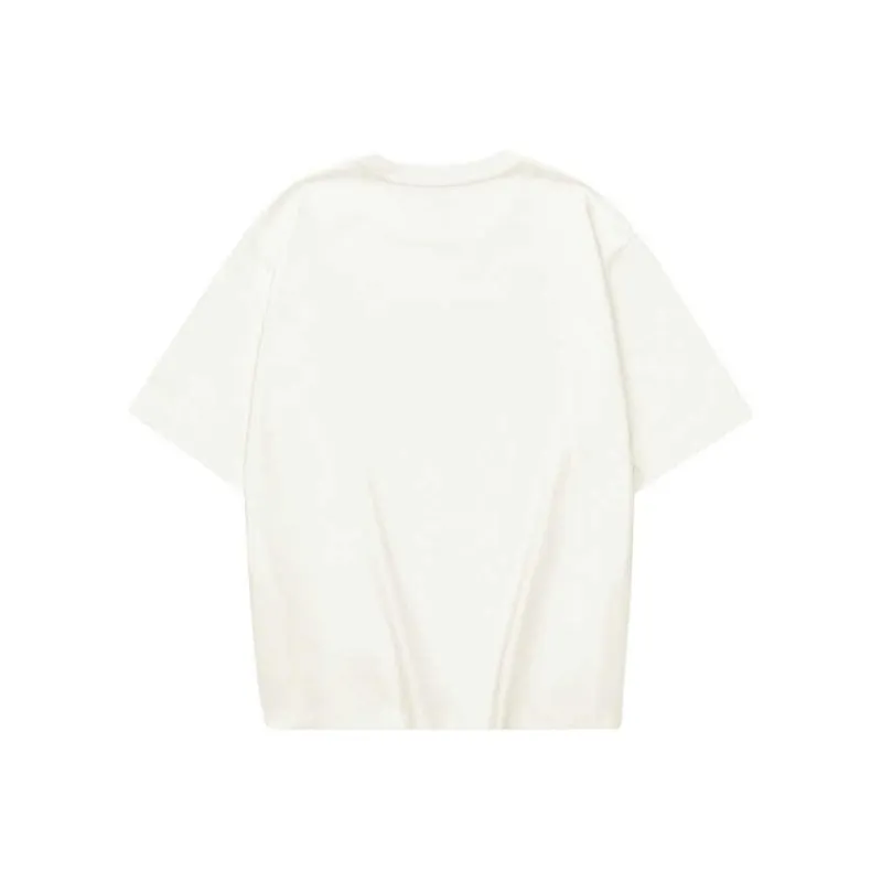 Skechers Sports Life Collection T Shirt Unisex Marshmallow White-1