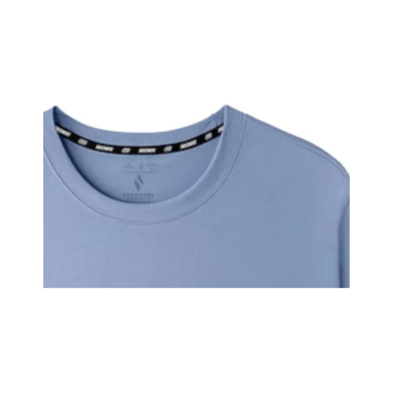 Skechers T Shirt Unisex Slate Denim Blue-2