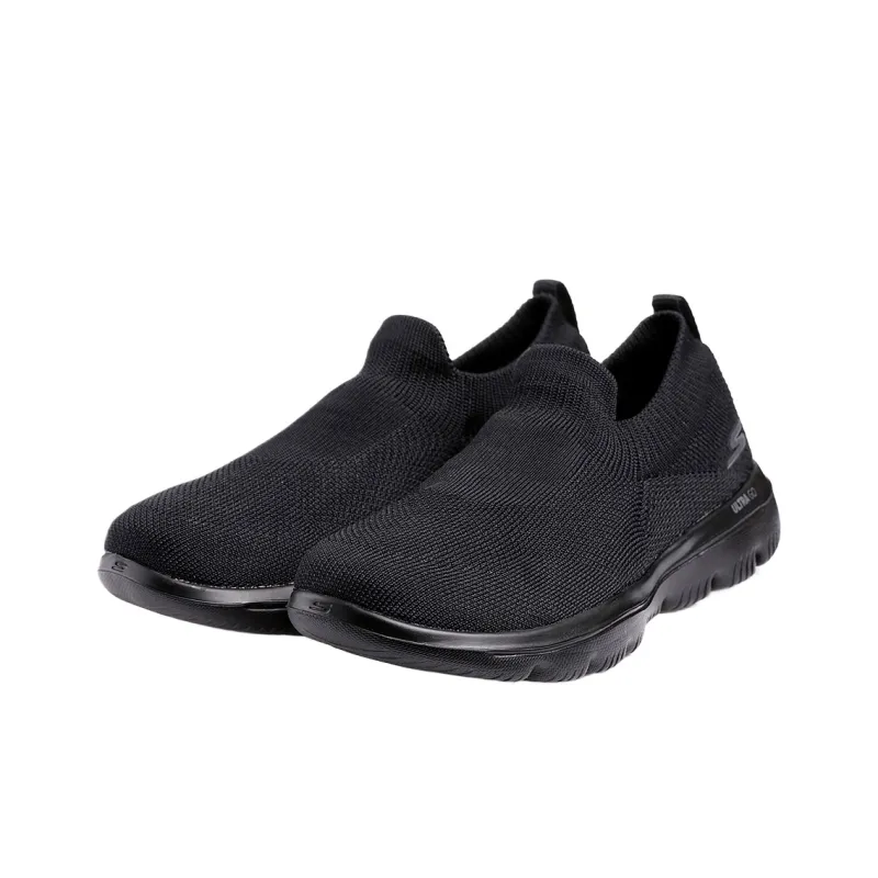 Skechers Go Walk Evolution Ultra Low Top Casual Shoes Women's Black-2