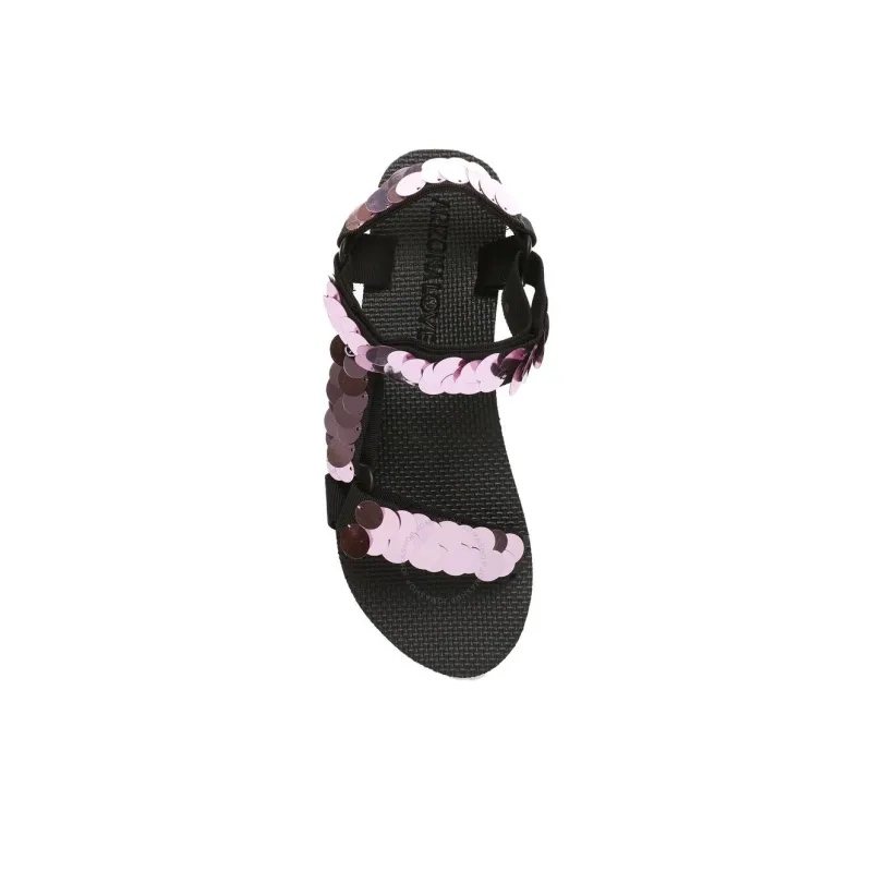 Arizona Love Trekky Beach Sandals Women's Black-2