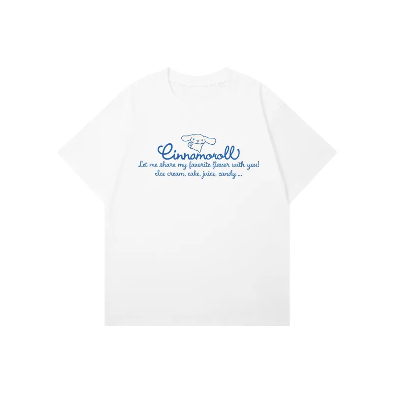 Sanrio Yugui Dog T Shirt Unisex White, Black-0
