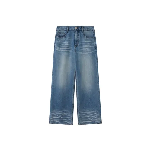 DIDDI MODA 블루 여성 청바지