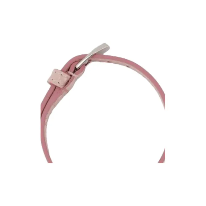 VERSACE Leather Bracelets Women's Pink-2