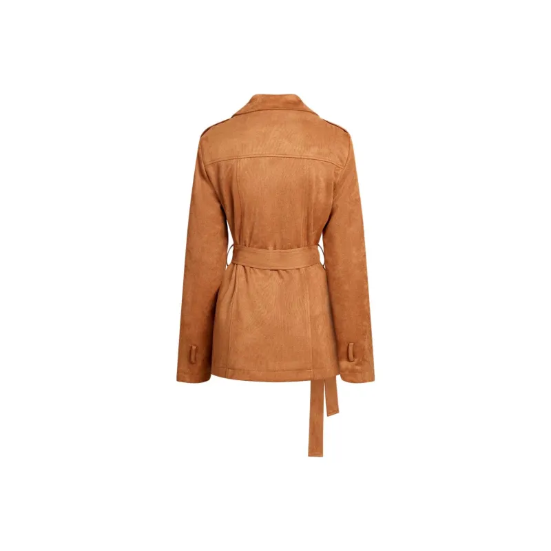 Lioness Trench Coats Women's Camel-1